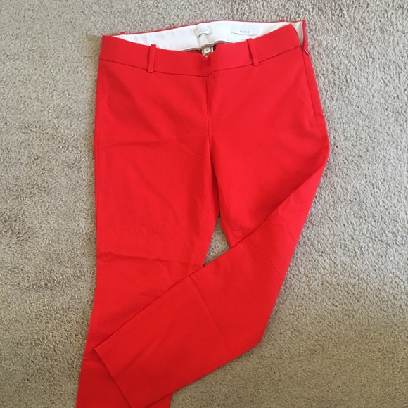 J. Crew beautiful bright coral jeans - Picture 3 of 3